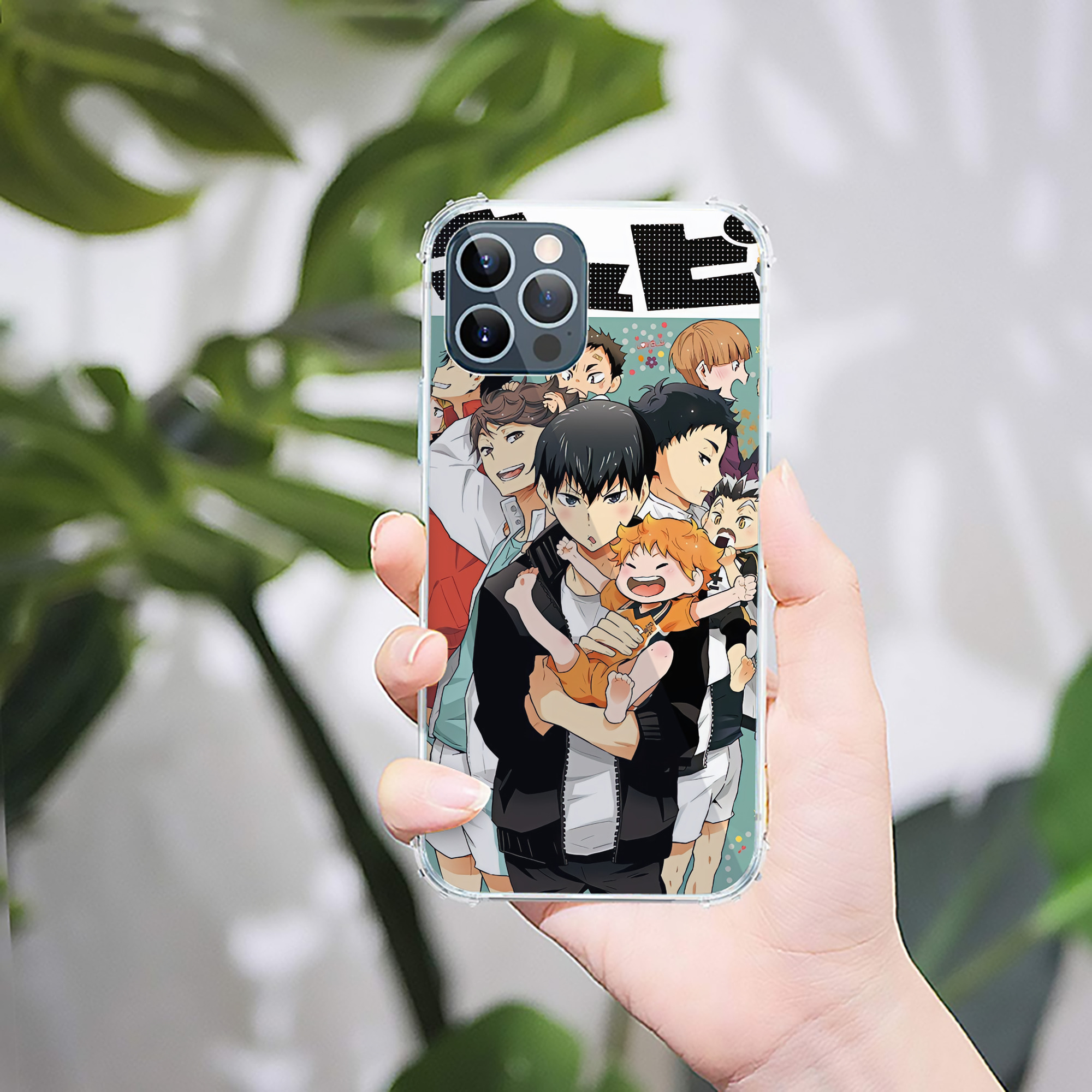 （画像用） ハイキュー!! Haikyu!! 【iPhone 12シリーズ対応】透明スマホケース（クリアソフトケース）
